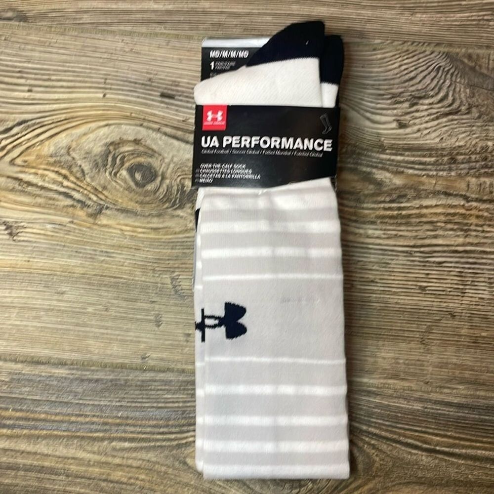 Under Armour Over the Calf Athletic Socks Soccer Football UA Performance Medium